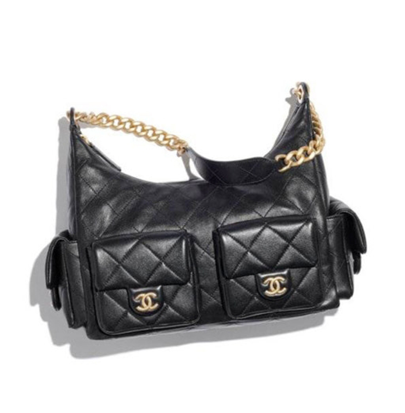 [스페셜오더]CHANEL-001218 샤넬 램스킨 맥시 호보백 스몰 제니백