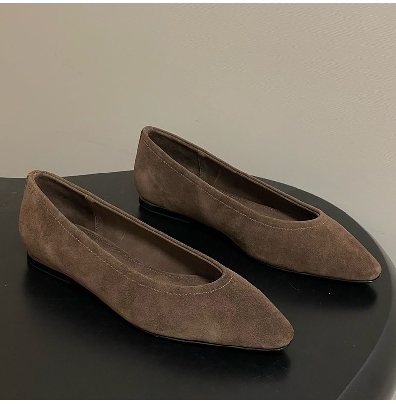 Loro Piana-052720 로로 피아나 스웨이드 발레 플랫 슈즈 여성용 (4컬러)