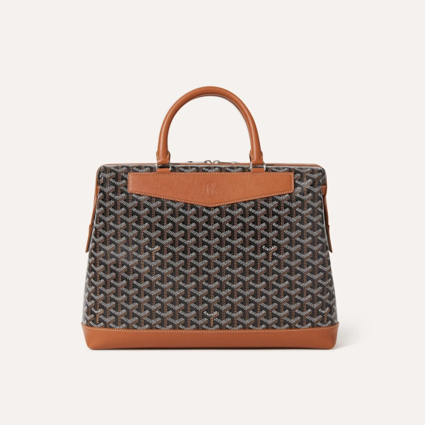 [스페셜오더]GOYARD-고야드 블랙&탄 Cisalpin Document Case 시스알팡 서류 가방 39cm