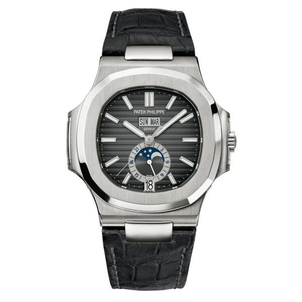 [스페셜오더][3K]Patek Philippe-노틸러스 애뉴얼칼린더 or 문페이스 블랙 40.5mm 1:1 Best Edition - 5726A-001