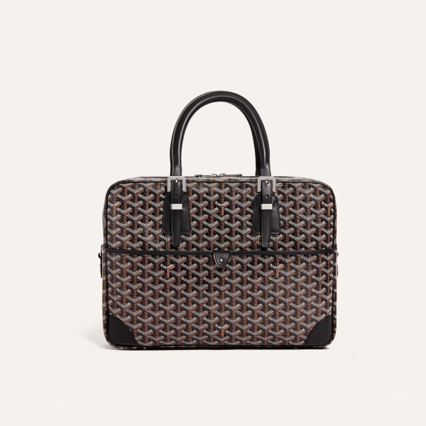 [스페셜오더]GOYARD-고야드 블랙 암바사드 MM 서류 가방 38cm