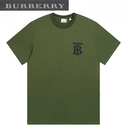 BURBERRY-05242 버버리 그린 TB 로고 티셔츠 남성용