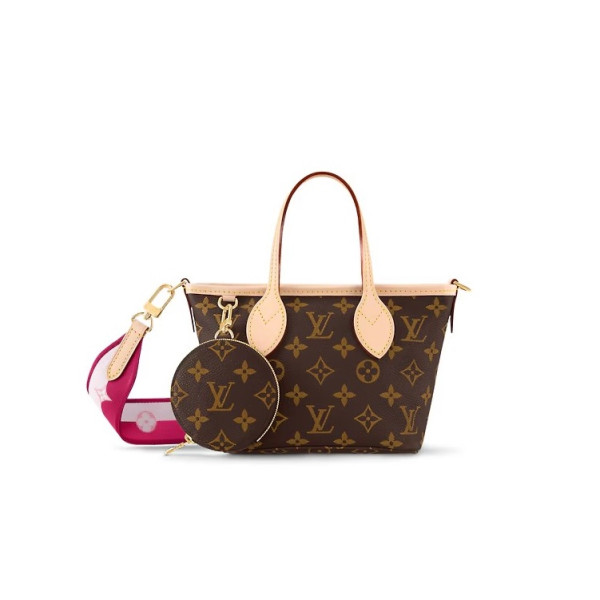 [스페셜오더]LOUIS VUITTON-M46786 루이비통 로즈 피어니 네버풀 BB 핸드백 24cm