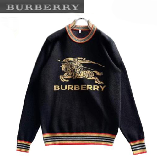BURBERRY-10254 버버리 블랙 아카이브 로고 스웨터 남성용