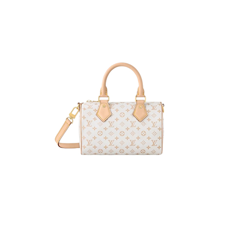 [스페셜오더]LOUIS VUITTON-M12747 루이비통 크렘 모노그램 스피디 반둘리에 20