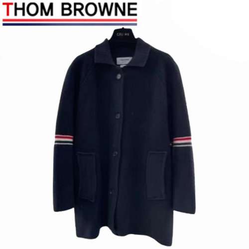 THOM BROWNE-12237 톰 브라운 네이비 스트라이프 장식 재킷 남여공용