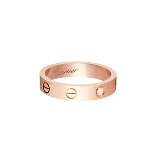 [스페셜오더]Cartier-B4050700 까르띠에 로즈 골드 1 다이아몬드 스몰 LOVE 링