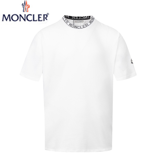 MONCLER-05198 몽클레어 화이트 코튼 티셔츠 남성용