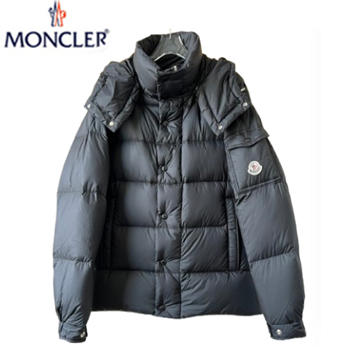 MONCLER-J20911 몽클레어 블랙 Vezere 쇼트 다운 재킷 남여공용