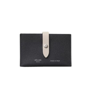 [스페셜오더]CELINE-10A573 셀린느 카프스킨 블랙 아코디언 카드 홀더